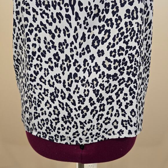 Women's Banana Republic Gray Cheetah Print Camisole Tank | Size Large - Picture 7 of 10